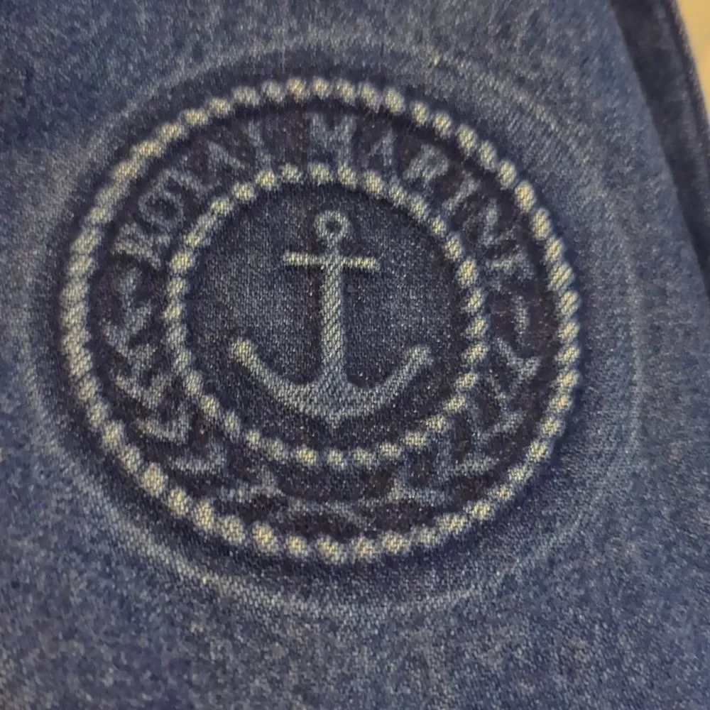 Oshkosh bgosh girls Vintage nautical denim overalls‎